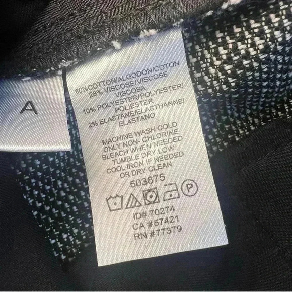 Ann Taylor Dress Pants Womens Flat Front Tweed Pants Size 8 - Picture 11 of 11